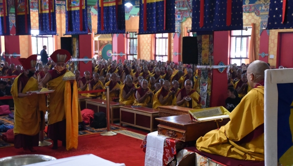 The Gyalwang Karmapa Opens the Third Arya Kshema Winter Dharma Gathering